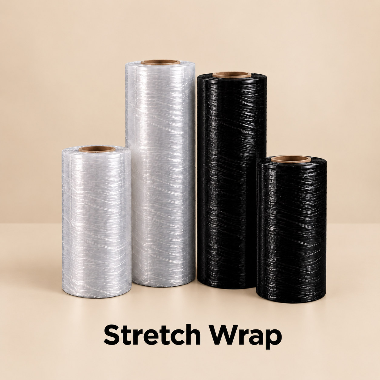 InkrediPack Clear and Black Stretch Wrap